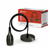 Патрон LOFT-Е27-M15BN со шнуром 1,5м черный никель IN HOME, Патроны для лампы	