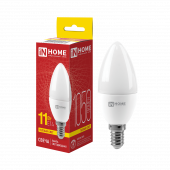 Лампа светодиодная LED-СВЕЧА-VC 11Вт 230В Е14 3000К 1050Лм IN HOME, Лампы светодиодные бытовые	
