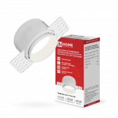 Светильник встраиваемый безрамочный под штукатурку TRIMLESS-GU10 PLUS-RW под лампу GU10 регулируемый белый IN HOME, Светильники точечные встраиваемые	