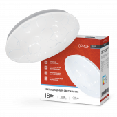 Светильник светодиодный серии DECO ОРИОН 18Вт 230В 6500К 1620Лм 260х55мм IN HOME, Светильники декоративные светодиодные	