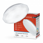 Светильник светодиодный серии DECO ДАЙМОНД 12Вт 230В 6500К 1080Лм 210х55мм IN HOME, Светильники декоративные	