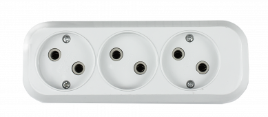 Колодка У-3-GRAND трехместная 5030 IN HOME, Колодки и удлинители	