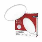 Светильник светодиодный NEO MYSTERY-5540-WH 55Вт 230В 4000K 4400Лм 375x58мм белый IN HOME, Светильники декоративные светодиодные	