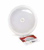 Светильник светодиодный СПБ-2Д-КРУГ 14Вт 230В 4000К 1100Лм 210мм с настраиваемым датчиком белый IN HOME, Светильники ЖКХ	