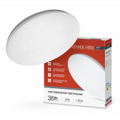 Светильник светодиодный серии DECO НОЧНОЕ НЕБО 36Вт 230В 4000К 3240Лм 380х55мм IN HOME, Светильники декоративные	