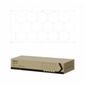 Светильник светодиодный ДБО-HEXAGON 14С-81065 810Вт 6500К 14сот с рамкой 0.5м шнур с вилкой 4835х2430мм NEOX, Светильники светодиодные линейные	