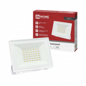 Прожектор светодиодный СДО-7 50Вт 230В 4000К IP65 белый IN HOME, Прожекторы	