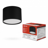Светильник потолочный НПБ-ЦИЛИНДР-GX53 SBM-BL 80х55мм черный IN HOME, Светильники потолочные накладные	