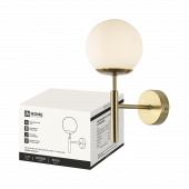 Светильник настенный под лампу AURORA ONE-G9-LT 1хG9 матовый плафон, латунный корпус IN HOME, Светильники под лампу	