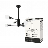 Люстра под лампу LOFT SPUTNIK-6E27-BL 6хЕ27 черный IN HOME, Светильники под лампу	