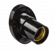 Патрон Е27 Ф П-02 Е27 карболитовый настенный IN HOME, Комплектующие к световым приборам	