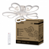 Светильник светодиодный ELEGANT IRIS 90Вт 230В 3000-6500K 550х525х85мм c пультом ДУ белый IN HOME, Светильники декоративные	