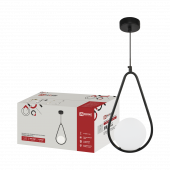 Светильник подвесной под лампу AURORA DROP-G9-BL 1хG9 матовый плафон, черный корпус IN HOME, Светильники под лампу	