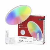 Светильник светодиодный NEO MYSTERY-125RGB-WH 125Вт 230В 3000-6500K 10000Лм 465x70мм пульт ДУ белый IN HOME, Светильники декоративные	