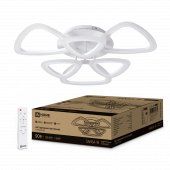 Светильник светодиодный ELEGANT SANSA-W 90Вт 230В 3000-6500K 650х650х130мм c пультом ДУ белый IN HOME, Светильники декоративные	