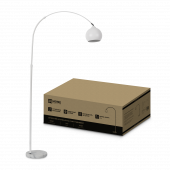 Светильник напольный под лампу ТНО 05-Е27Б 230В белый плафон, белый корпус IN HOME, Напольные светильники	