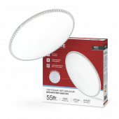 Светильник светодиодный NEO MYSTERY-5565-WH 55Вт 230В 6500K 4400Лм 375x59мм белый IN HOME, Светильники декоративные светодиодные	