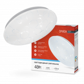 Светильник светодиодный серии DECO ОРИОН 48Вт 230В 6500К 4320Лм 380х55мм IN HOME, Светильники декоративные светодиодные	