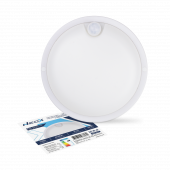 Светильник светодиодный герметичный СПП ИД-1065-КРУГ 10Вт 6500К 900Лм с инфракрасн датчиком IP65 140мм NEOX, Светильники светодиодные герметичные ЖКХ	