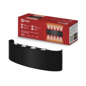 Светильник уличный светодиодный ДБУ TWIN-1230BL 12Вт 3000К 270х80 черный IP54 IN HOME, Светильники светодиодные уличные	