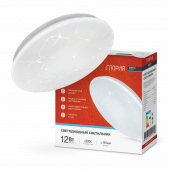 Светильник светодиодный серии DECO ГЛОРИЯ 12Вт 230В 6500К 1080Лм 210х65мм IN HOME, Светильники декоративные светодиодные	