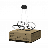 Светильник светодиодный ESTETIKA DALI-HL-120BL 120Вт 230В 3000-6500K 600х490x170мм 1.2м трос ДУ черный IN HOME, Светильники декоративные светодиодные	