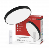 Светильник светодиодный SCANDY SIMPLE-125RCB 125Вт 230В 3000-6500K 10000Лм 500x50мм с пультом ДУ черный IN HOME, Светильники декоративные светодиодные	