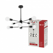 Люстра под лампу LOFT SPUTNIK-8E27-BL 8хЕ27 черный IN HOME, Светильники под лампу	