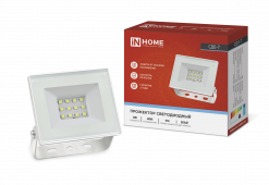 Прожектор светодиодный СДО-7 20Вт 230В 6500К IP65 белый IN HOME, Прожекторы	