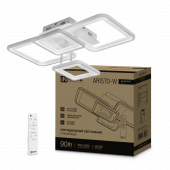 Светильник светодиодный ELEGANT ARISTO-W 90Вт 230В 3000-6500K 535х370х150мм пульт ДУ белый IN HOME, Светильники декоративные светодиодные	