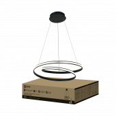 Светильник светодиодный ESTETIKA DALI-HL-90BL 90Вт 230В 3000-6500K 500х500x120мм 1.2м трос ДУ черный IN HOME, Светильники декоративные светодиодные	