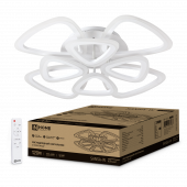 Светильник светодиодный ELEGANT SANSA-W 120Вт 230В 3000-6500K 650х650х130мм c пультом ДУ белый IN HOME, Светильники декоративные	