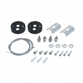 Комплект SRB2-BL 2м для подвесного монтажа шинопровода RB черный IN HOME, Шинопровод и аксессуары к трековым светильникам	