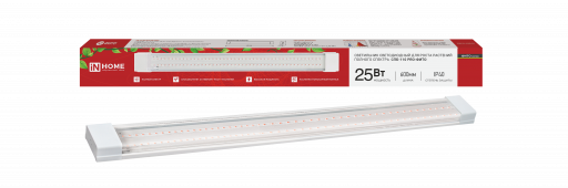 Светильник светодиодный СПБ-110 PRO-ФИТО полный спектр 25Вт 600мм IP40 IN HOME, Фитосветильники	