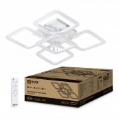 Светильник светодиодный ELEGANT ARIS-W 90Вт 230В 3000-6500K 590х590х130мм c пультом ДУ белый IN HOME, Светильники декоративные	