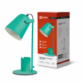 Светильник настольный под лампу на основании СНО 16З 40Вт E27 230В с органайзером ЗЕЛЕНЫЙ IN HOME, Светильники настольные под лампу	