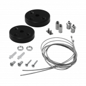Комплект подвесов КП-LINE 3м черный NEOX, Светильники светодиодные линейные	