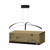 Светильник светодиодный ESTETIKA DALI-FX-90BL 90Вт 230В 3000-6500K 920х245x230мм 1.2м трос ДУ черный IN HOME, Светильники декоративные светодиодные	