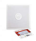 Светильник светодиодный СПБ-2Д-КВАДРАТ 10Вт 4000К 800Лм 170мм с датчиком белый IN HOME, Светильники ЖКХ	