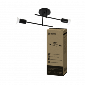 Люстра под лампу LOFT EASY-2E27-BL 2хЕ27 черный IN HOME, Светильники под лампу	