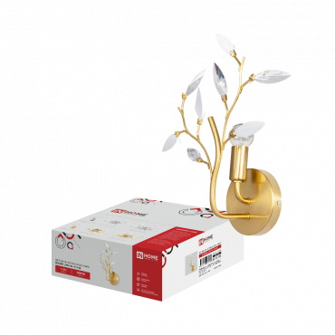 Светильник настенный под лампу MODERN LORA-WL-E14-GL Е14 золотой IN HOME, Люстры и Бра под лампу	