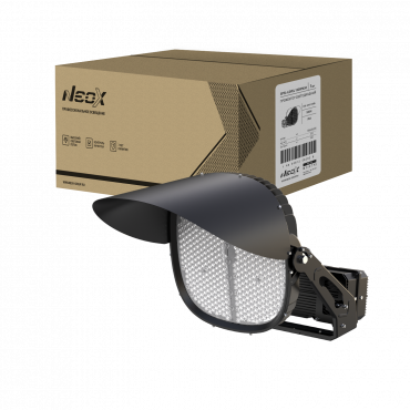 Прожектор светодиодный SPFL-LEVEL 1300PA50 1300/1200/1000Вт 100-277В 160лм/Вт 40гр 7лет IP66 черный NEOX Прожектор светодиодный SPFL-LEVEL 1300PA50 1300/1200/1000Вт 100-277В 160лм/Вт 40гр 7лет IP66 черный NEOX