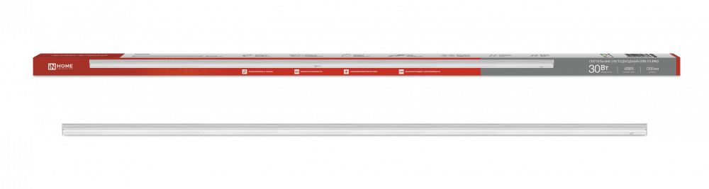 Светильник светодиодный СПБ-Т5-PRO 30Вт 230B 4000К 3000Лм 1200мм IN HOME, Светодиодная подсветка	