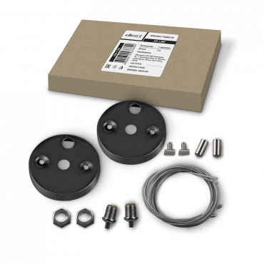 Комплект подвесов КП-LINE 1м черный NEOX, Светильники светодиодные линейные	