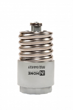 Патрон-переходник ППД Е40/Е27 длинный IN HOME, Патроны для лампы	