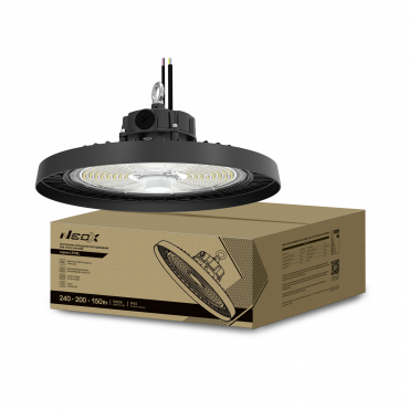 Светильник складской светодиодный UHB-LEVEL 240A50BK 240/200/150Вт 100-277В 36000Лм 150Лм/Вт 5000K 5 лет NEOX Светильник складской светодиодный UHB-LEVEL 240A50BK 240/200/150Вт 100-277В 36000Лм 150Лм/Вт 5000K 5 лет NEOX