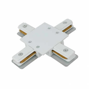 Коннектор шинопровода X-образный XC-W-TL белый серии TOP-LINE IN HOME, Шинопровод и аксессуары к трековым светильникам	