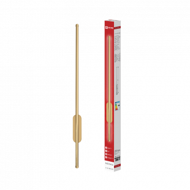 Светильник светодиодный ESTETIKA LUV-80B-40GL 15Вт 230В 4000K 1050Лм 800х50x25 золото IN HOME, Светильники декоративные светодиодные	