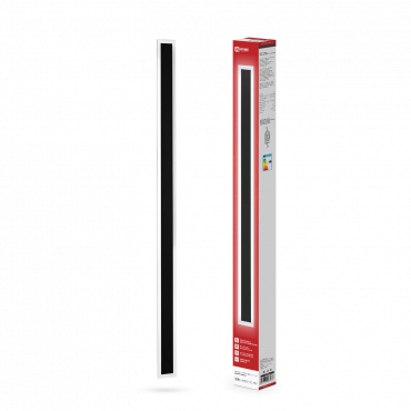 Светильник уличный светодиодный ДБУ MARS90-30AC-ВL 30Вт 3CCT 900x80 IP54 черный IN HOME, Светильники светодиодные уличные	