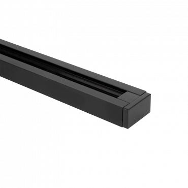 Шинопровод SB2000-BL однофазный накладной с вводом питания 2000x35x16мм черный IN HOME, Шинопровод и аксессуары к трековым светильникам	